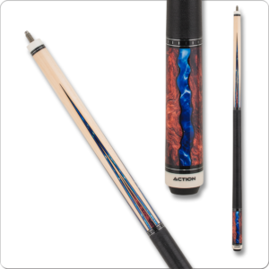 Action – Fractal – Burl & Blue Points | Golden Break Billiards