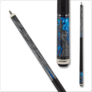 ACT157 Action – Fractal – Grey w/ Blue & White Points | Golden Break Billiards