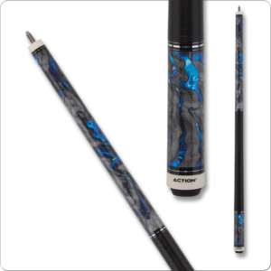 Action – Fractal – Grey w/ Blue | Golden Break Billiards