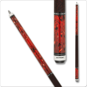 ACT161 Action – Fractal – Burl Red w/ Black | Golden Break Billiards