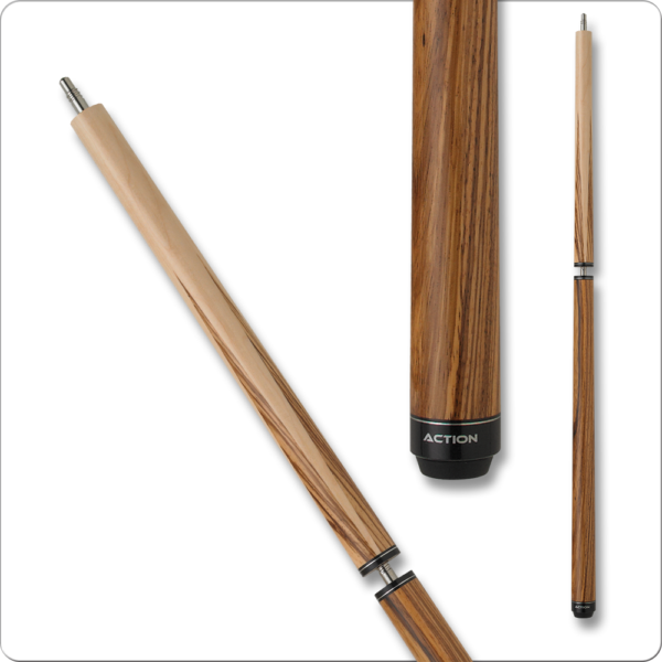 Action – Break Jump – Zebrawood | Golden Break Billiards