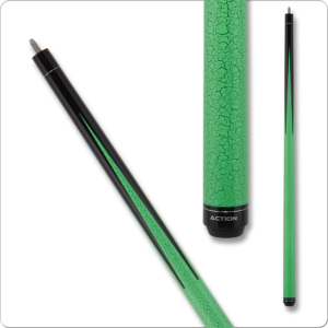 ACTBKH06 Action – Heavy Break Cue – Black & Green – 25oz | Golden Break Billiards