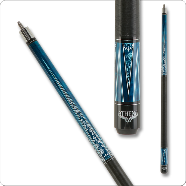 Athena - Blue w/ White Flowers