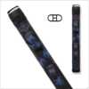 Athena – 2×2 – Teal & Purple Butterflies Stitch – Hard Case | Golden Break Billiards