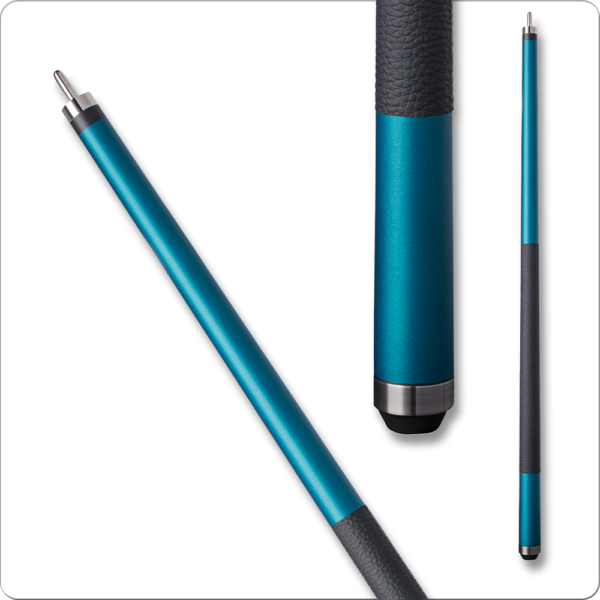 Bull Carbon - Emerald Matte - Leather Wrap
