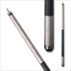 Bull Carbon – Silver & Black – Leather Wrap | Golden Break Billiards