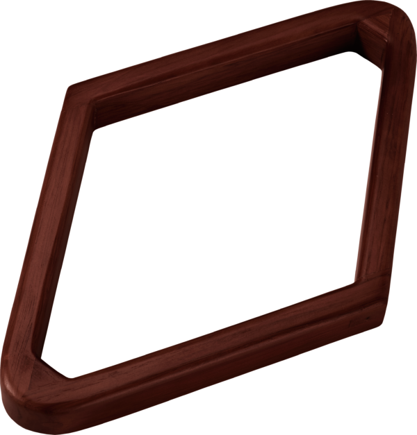 Heavy Duty Wooden Diamond Rack - Chocolate