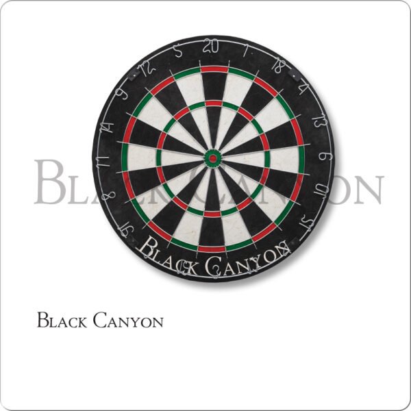 Black Canyon – Rounded Wire Dart Board | Golden Break Billiards