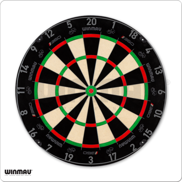 30-WIN360 Winmau Blade 6 360 Dart Board | Golden Break Billiards