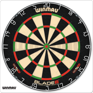 30-WIN600 Winmau Blade 6 Bristle Dart Board | Golden Break Billiards