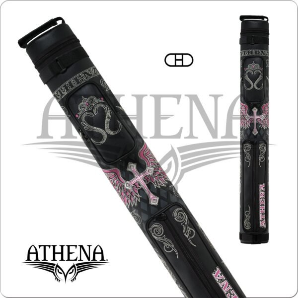 Athena – 2×2 – Pink Cross Stitch – Hard Case | Golden Break Billiards
