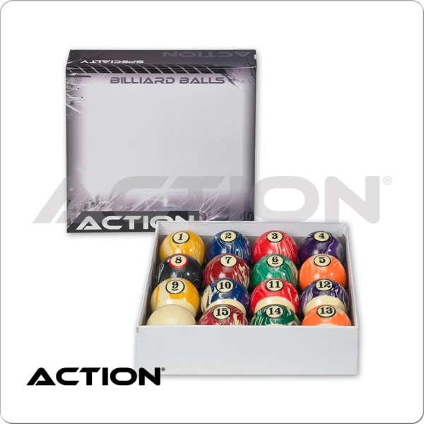 Action Black Marble Ball Set