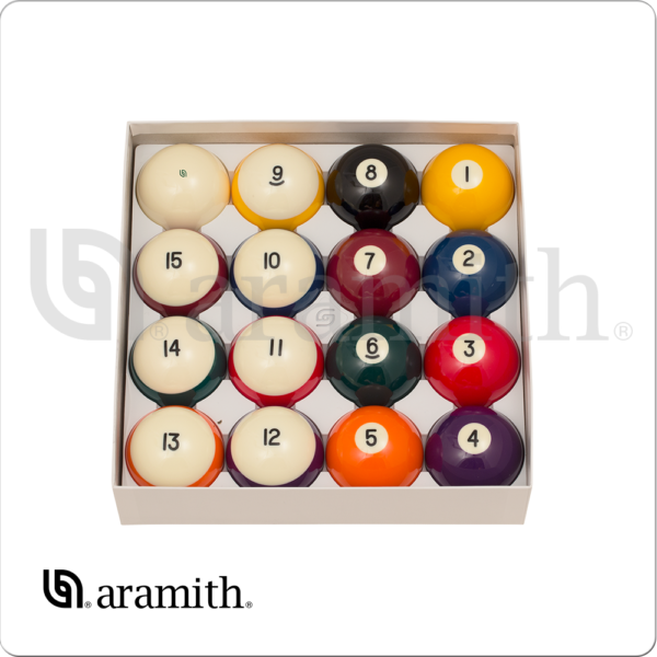 BBCBVM Aramith Crown Standard Belgian Ball Set w/CBVM | Golden Break Billiards
