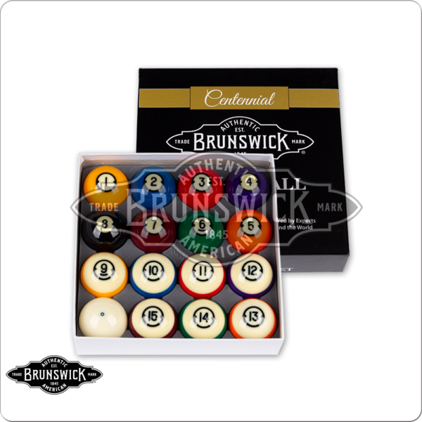 Brunswick Centennial Ball Set | Golden Break Billiards
