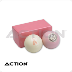 BBPINK Pink Ribbon Cue & 8-Ball Set | Golden Break Billiards