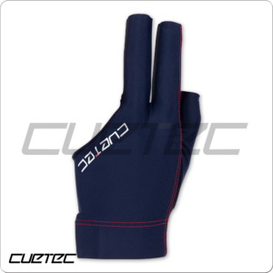 BGLCTN Cuetec Axis Navy Glove – Bridge Hand Left | Golden Break Billiards