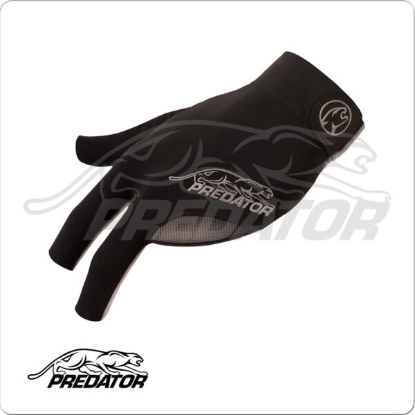 BGLPG Predator Black & Grey Glove – Bridge Hand Left | Golden Break Billiards