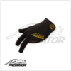 Predator Black w/ Yellow Glove – Bridge Hand Left | Golden Break Billiards