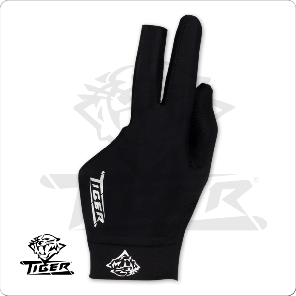 Tiger Pro Black Glove – Bridge Hand Left – Extra Large | Golden Break Billiards