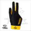 Tiger Black & Yellow Glove – Bridge Hand Right | Golden Break Billiards