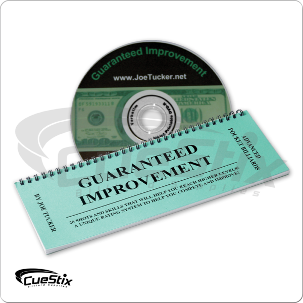 Joe Tuckers Guaranteed Improvement Book & DVD | Golden Break Billiards