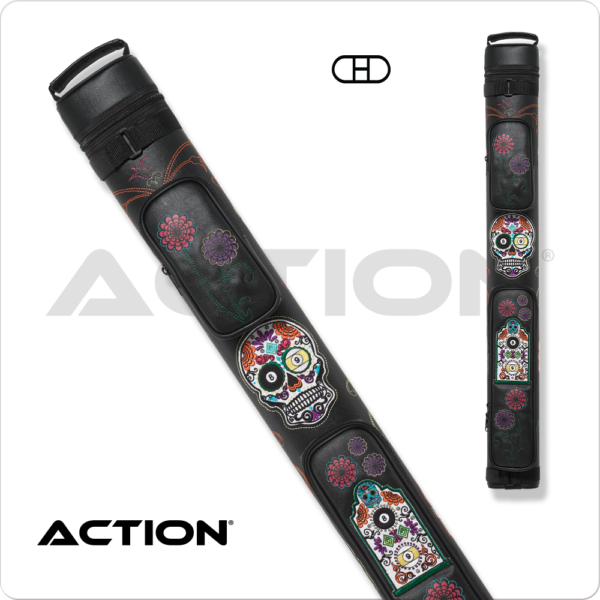 Calavera – 2×2 – Stitch White Skull – Hard Case | Golden Break Billiards