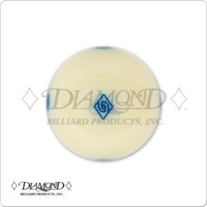 Aramith Diamond Cue Ball – 6 Blue Dots | Golden Break Billiards