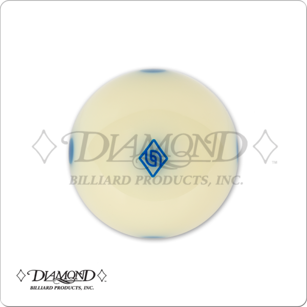 Aramith Diamond Cue Ball – 6 Blue Dots | Golden Break Billiards