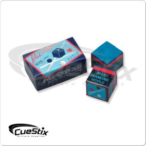 Blue Diamond Chalk – 2pc Box – Blue | Golden Break Billiards