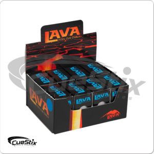 CHLAVA16 Lava Chalk Display – 16 2pc Boxes | Golden Break Billiards