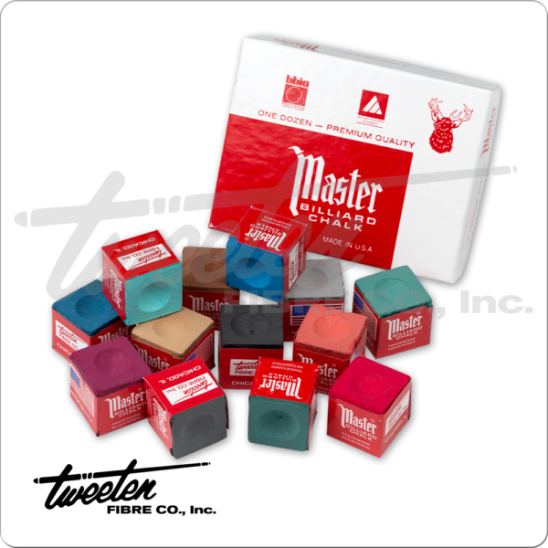 Master Chalk – 12ct Box – Forest | Golden Break Billiards