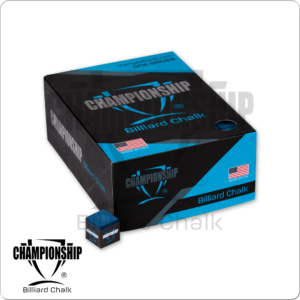 CHS144 Championship Silver Cup Chalk – 144ct Box | Golden Break Billiards