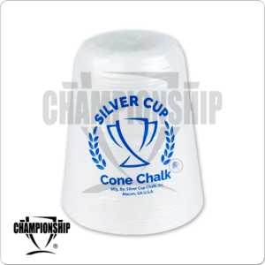 CHSCC1 Silver Cup/ Championship Cone Chalk – Single | Golden Break Billiards