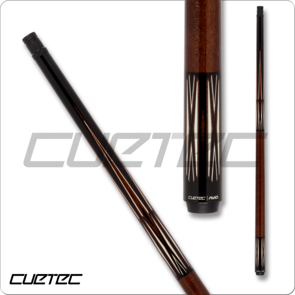 Cuetec – Avid Proof – Black w/ Whiskey Stain – No Wrap | Golden Break Billiards