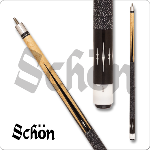Schon – Blonde w/ Black & Micarta Points | Golden Break Billiards