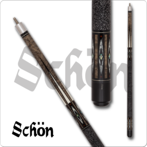 CX84 Schon – Grey Stained w/ Black & Abalone | Golden Break Billiards