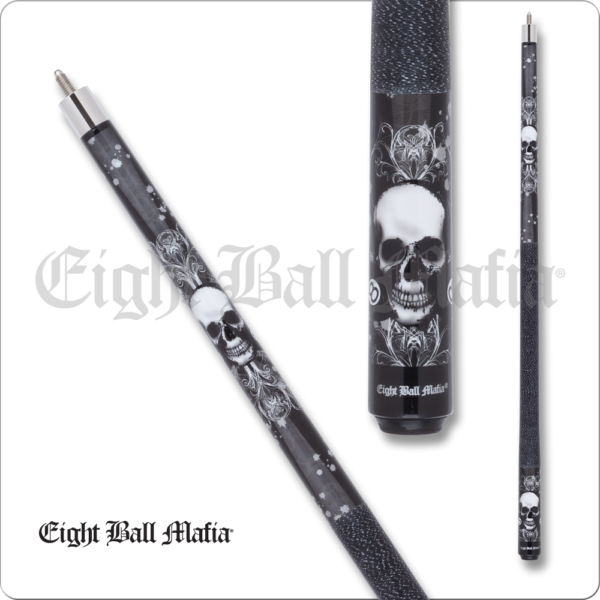Eight Ball Mafia – Skull w/ 8 Balls | Golden Break Billiards