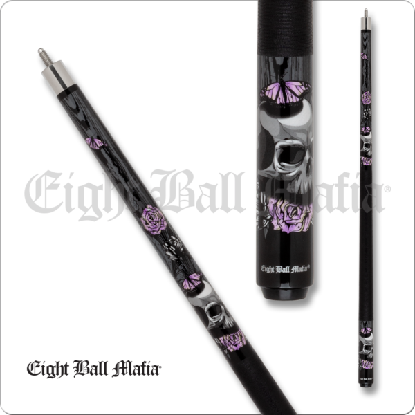 Eight Ball Mafia – Skull w/ Purple Accents | Golden Break Billiards
