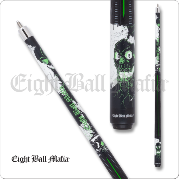 Eight Ball Mafia - Matte Black & Lime Green - Sport Wrap