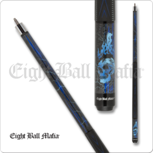 EBM30 Eight Ball Mafia – Blue Lightning – Sport Wrap | Golden Break Billiards