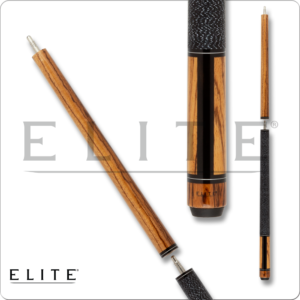 ELBJZW Elite – Break/ Jump – Zebrawood – Linen Wrap | Golden Break Billiards