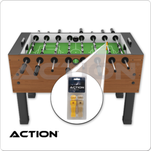 FBMBY Foosball Men Brown & Yellow – Blister Pack of 2 | Golden Break Billiards