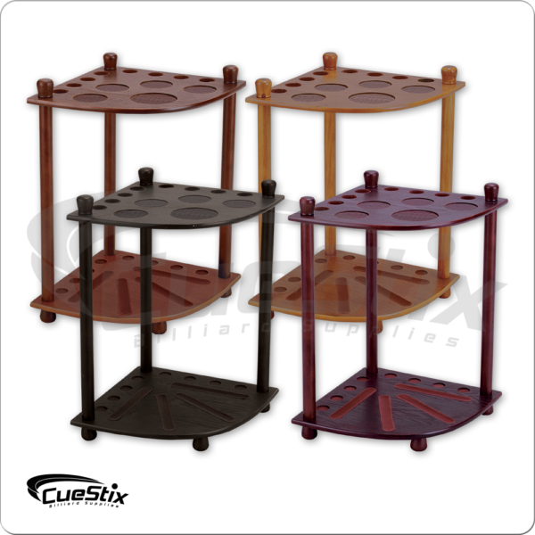 Standard 8 Cue Corner Floor Rack | Golden Break Billiards