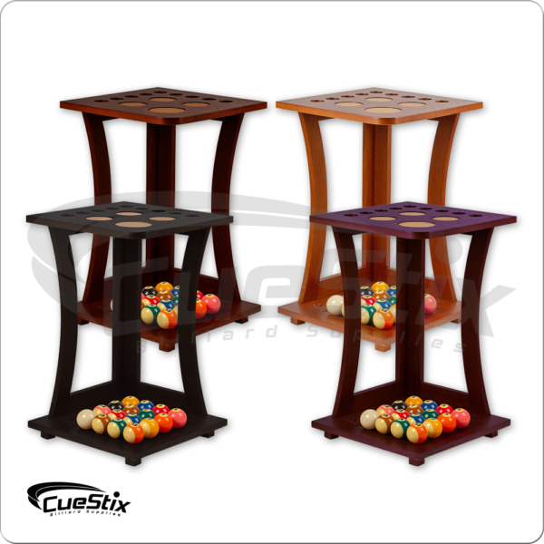 Deluxe 9 Cue Floor Rack | Golden Break Billiards