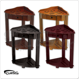 FRH8 Deluxe 8 Cue Floor Rack w/ Drawer | Golden Break Billiards
