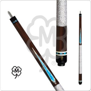 McDermott – Dark Brown w/ Turquoise Gem Points | Golden Break Billiards