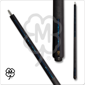 G521B McDermott – Black w/ Blue Line | Golden Break Billiards