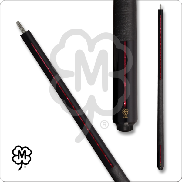 McDermott – Black w/ Red Line | Golden Break Billiards