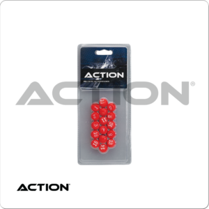 GAPBR Red Scoring Pills – Blister Pack | Golden Break Billiards