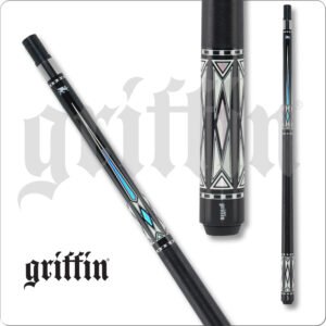 GR40 Griffin – Black w/ Reflective Diamonds | Golden Break Billiards